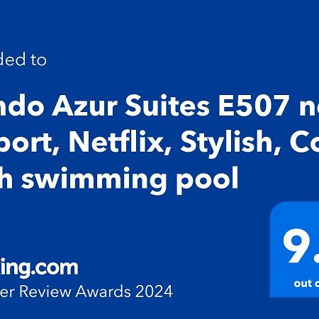 Condo Azur Suites E507 Near Airport, Netflix, Stylish, Cozy With Swimming Pool 막탄 외부 사진